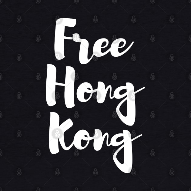 Free Hong Kong - Typographic Style by isstgeschichte